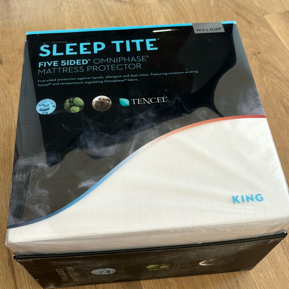 Malouf sleep tite king mattress protector